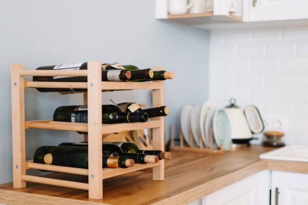 Free standing wine rack